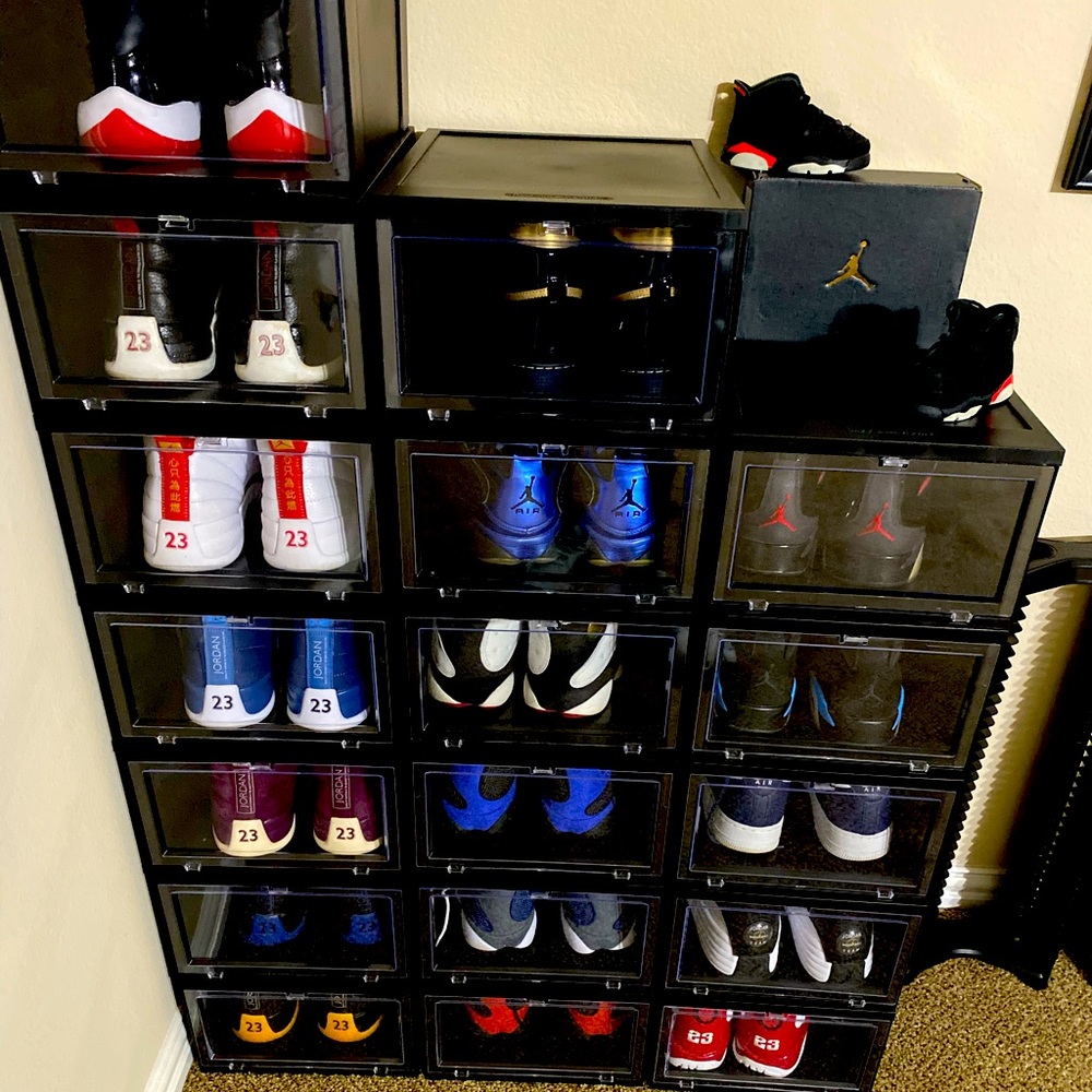 Plastic Drop front Shoe boxes